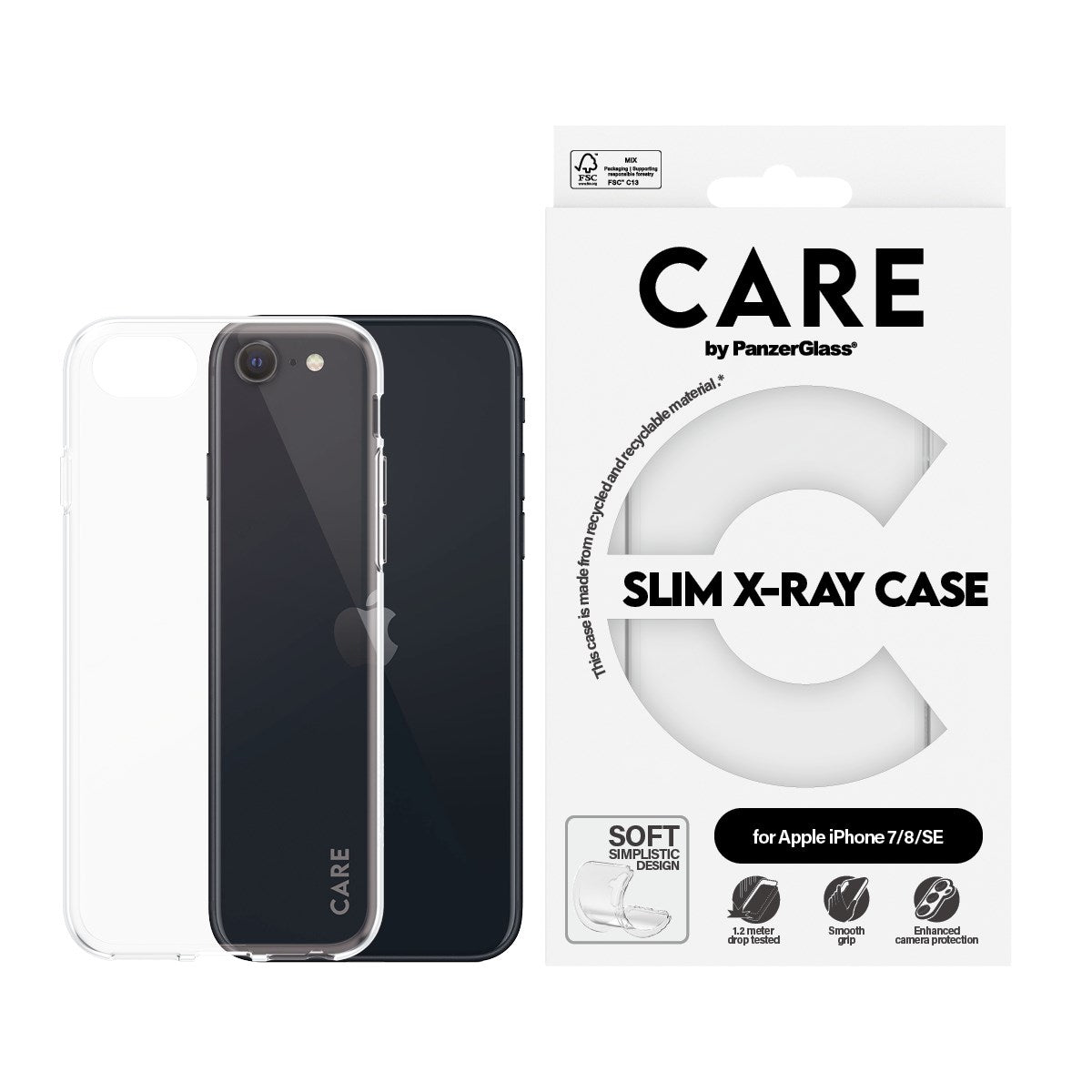 CARE by PanzerGlass® X-Ray Case iPhone 7 | 8 | SE